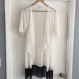 White Lace Kimono